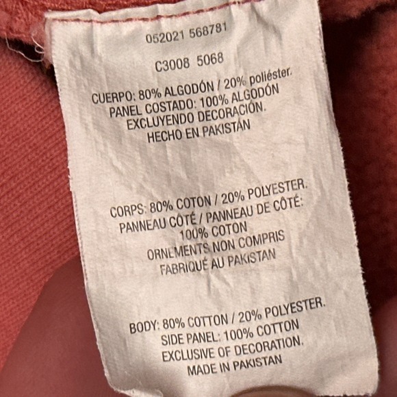 Champion Reverse Weave Notre Dame Fighting Irish Crewneck Sweatshirt Large Coral - Picture 4 of 10